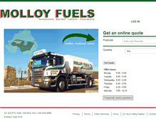 Tablet Screenshot of molloyfuels.com